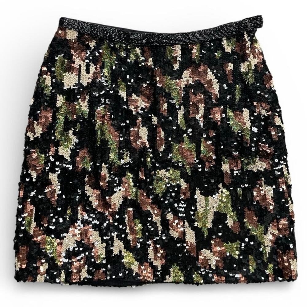 Jovani Sequin Mini Skirt -4